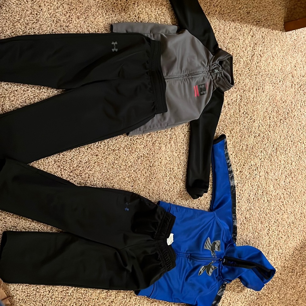 (2) Under Armour 3T tracksuits.